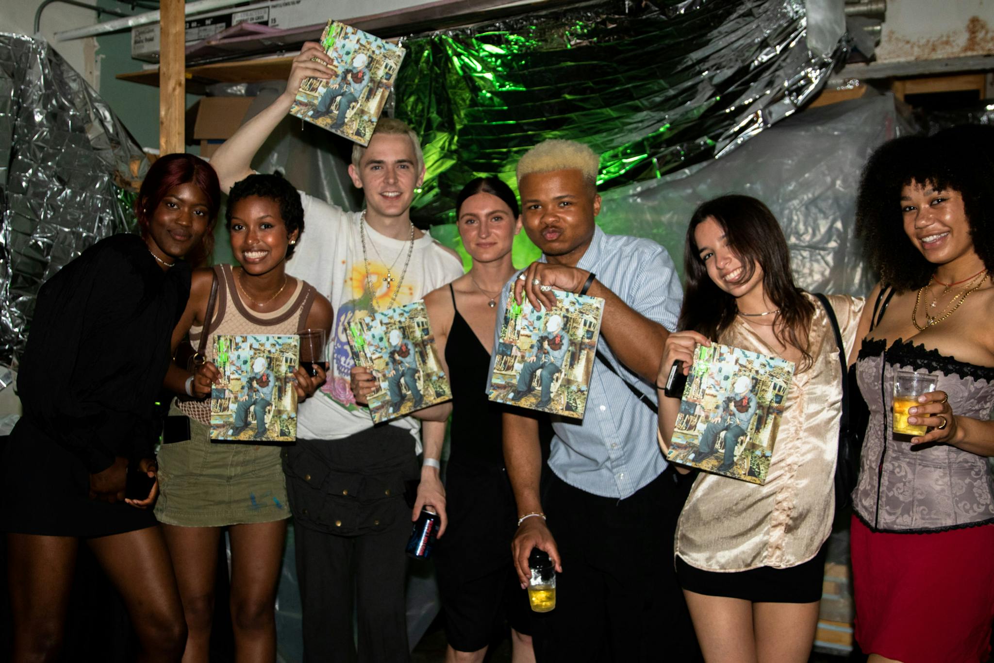 Guests have fun at Boston Art Review's Issue 08 launch party.