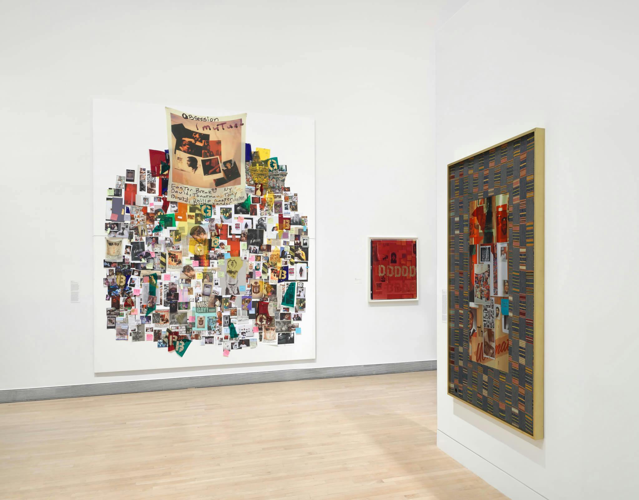 Installation view of "Lyle Ashton Harris: Our first and last love" at the Rose Art Museum